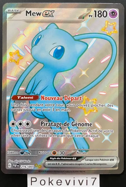 Mew ex 216/091 Destinées de Paldea EV4.5 carte Pokémon