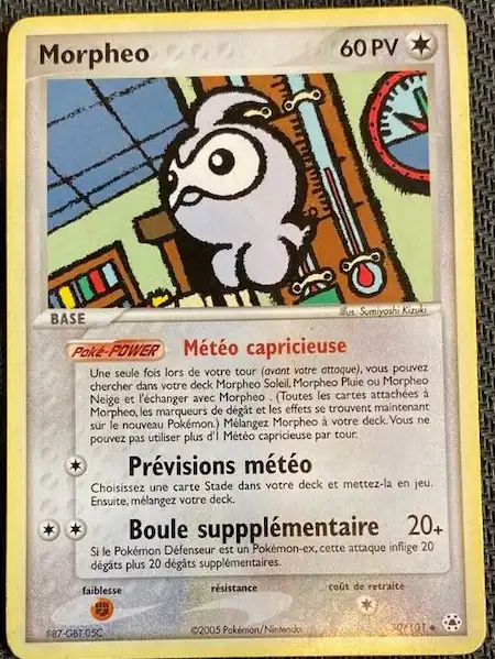 Morpheo 30/101 EX Légendes Oubliées carte Pokémon