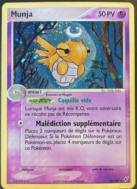 Munja 14/107 EX Deoxys carte Pokémon