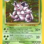 Nidoking 11/102 Set de base carte Pokemon