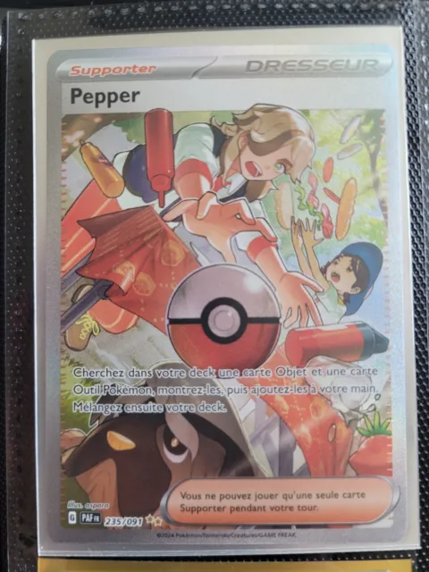 Pepper 235/091 Destinées de Paldea EV4.5 carte Pokémon