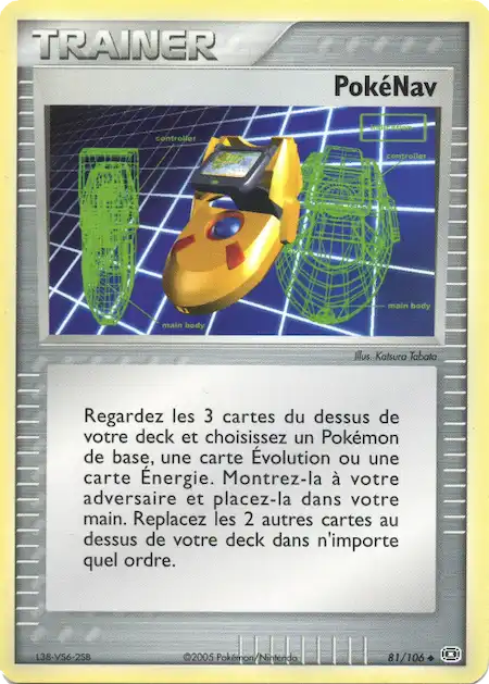 PokéNav 81/106 EX Emeraude carte Pokémon