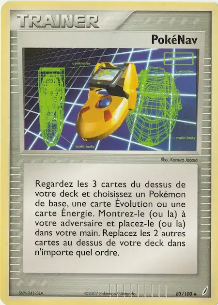 PokéNav 83/100 EX Gardiens de Cristal carte Pokémon