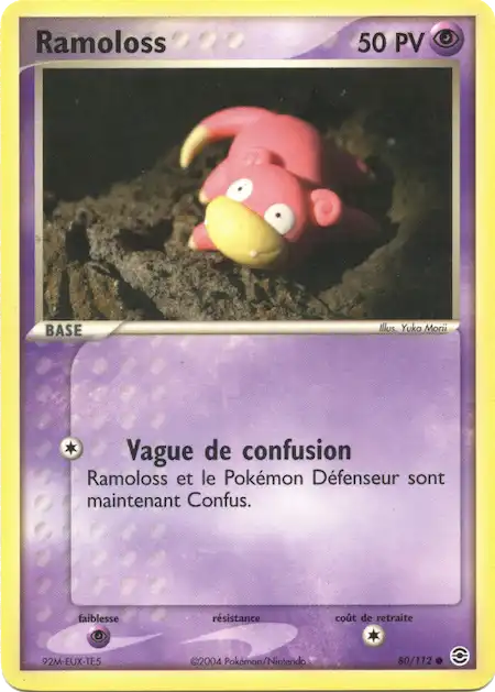 Ramoloss 80/112 EX Rouge Feu Vert Feuille carte Pokémon