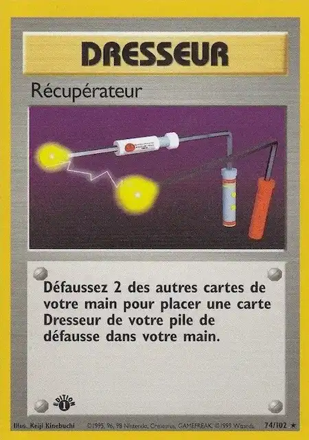 Récupérateur 74/102 Set de base carte Pokémon