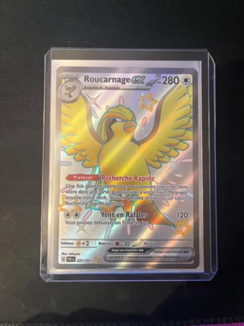 Roucarnage ex 221/091 Destinées de Paldea EV4.5 carte Pokémon