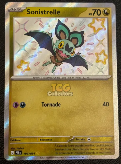 Cartes Pokémon Destinées de Paldea : Toutes les cartes de la série