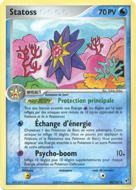 Statoss 48/107 EX Deoxys carte Pokémon