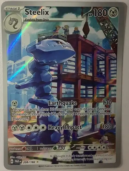 Steelix 208/182 Faille Paradoxe carte Pokémon