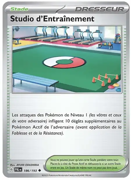 Studio d'Entraînement 186/193 Évolutions à Paldea carte Pokémon