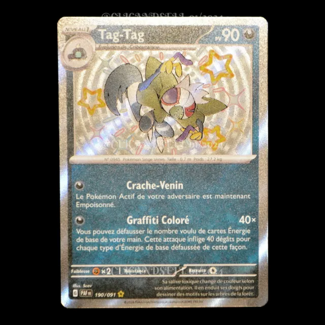 Cartes Pokémon Destinées de Paldea : Toutes les cartes de la série