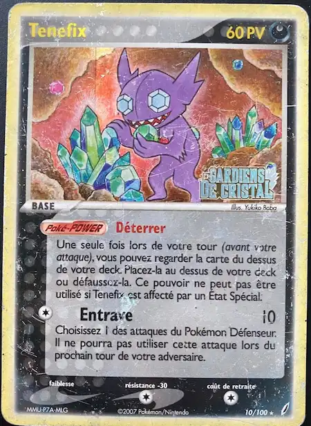 Tenefix 10/100 EX Gardiens de Cristal carte Pokémon