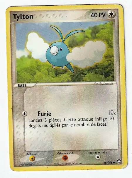 Tylton 66/108 EX Gardiens du Pouvoir carte Pokémon