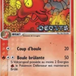 Volcaropod 37/107 EX Deoxys carte Pokemon