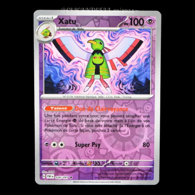 Xatu 026/091 Destinées de Paldea EV4.5 carte Pokémon