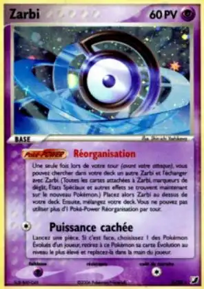 Zarbi D/28 EX Forces Cachées carte Pokémon