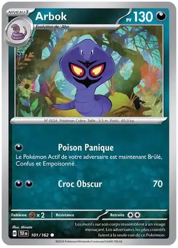 Arbok 101/162 Forces Temporelles EV05