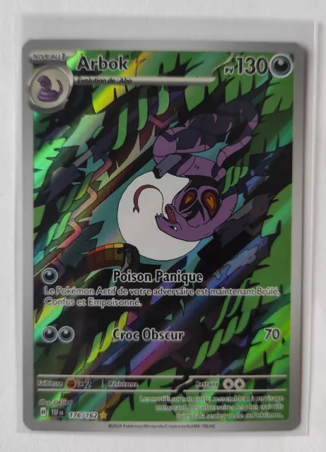 Arbok 176/162 Forces Temporelles EV05 carte Pokémon