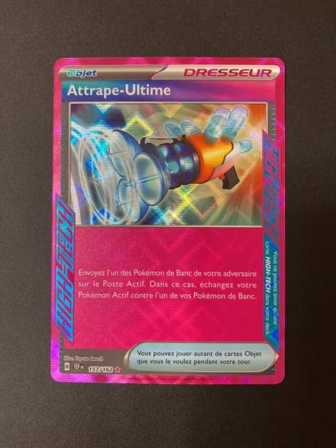 Attrape-Ultime 157/162 Forces Temporelles EV05 carte Pokémon