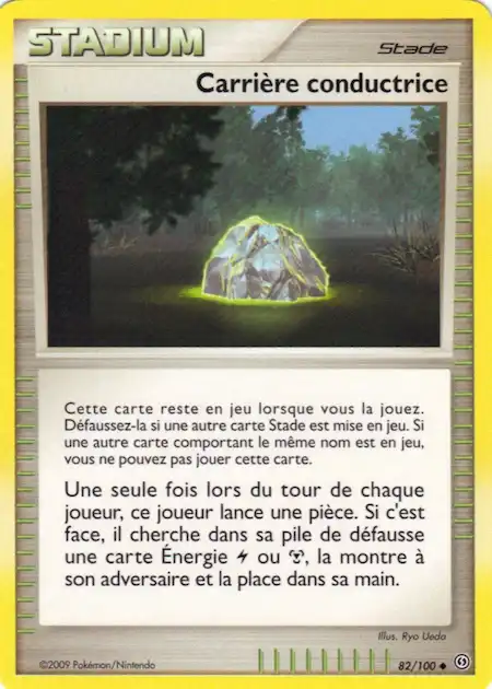 Carrière conductrice 82/100 Diamant et Perle Tempête carte Pokémon