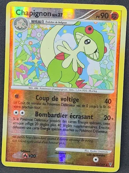 Chapignon 52/147 Platine vainqueurs suprêmes carte Pokémon