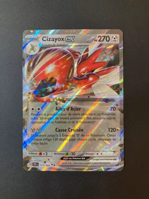 Cizayox ex 111/162 Forces Temporelles EV05 carte Pokémon