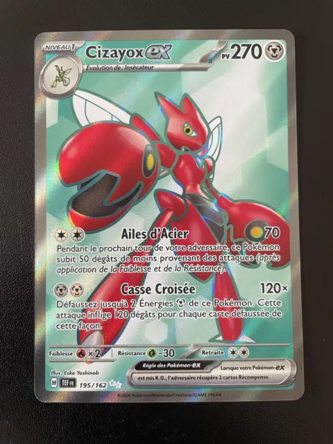 Cizayox ex 195/162 Forces Temporelles EV05 carte Pokémon