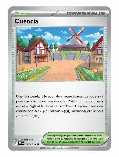 Cuencia 171/193 évolutions à Paldea carte Pokémon