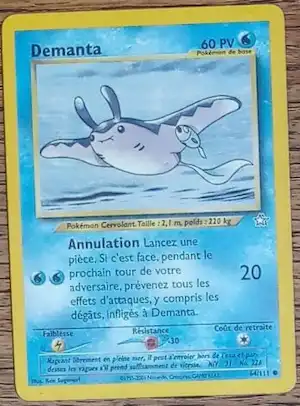 Demanta 64/111 Néo Génésis carte Pokémon