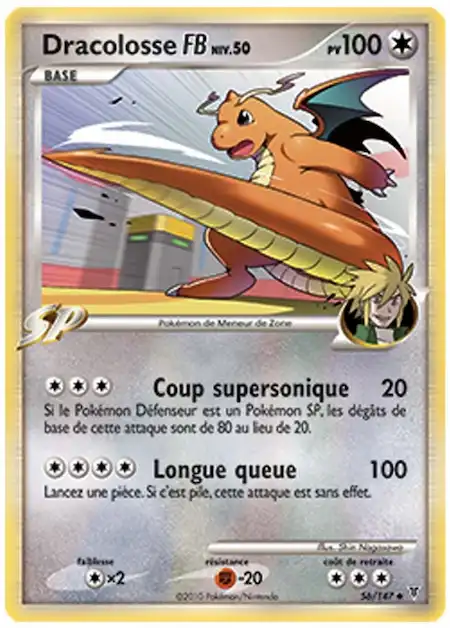 Dracolosse Frontier Brain 56/147 Platine vainqueurs suprêmes carte Pokémon