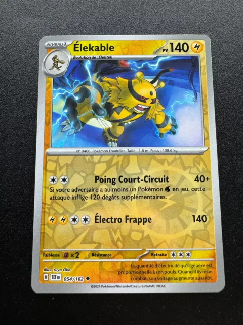 Élekable 054/162 Forces Temporelles EV05 carte Pokémon