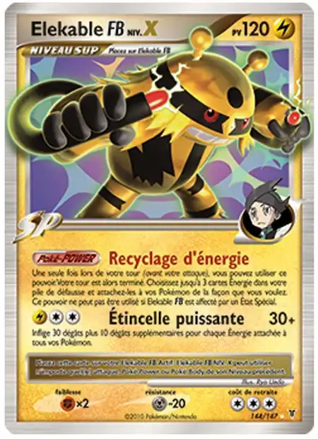 Elekable Frontier Brain NIV.X 144/147 Platine vainqueurs suprêmes carte Pokémon