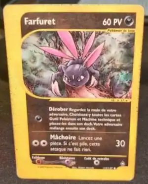 Farfuret 110/147 Aquapolis carte Pokémon