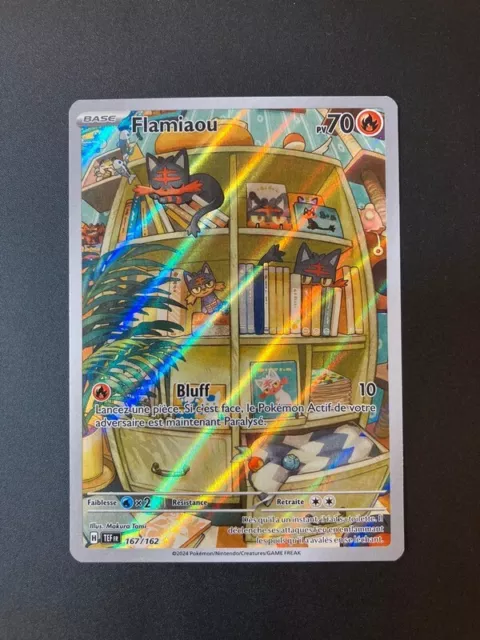 Flamiaou 167/162 Forces Temporelles EV05 carte Pokémon