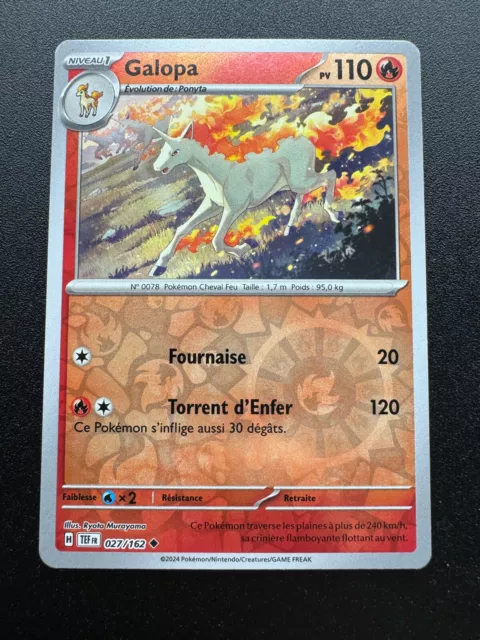 Galopa 027/162 Forces Temporelles EV05 carte Pokémon