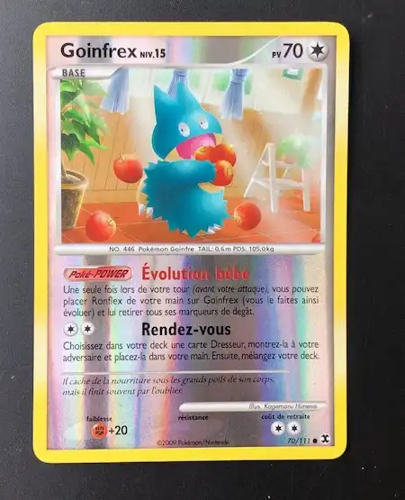 Goinfrex 70/111 Platine rivaux émergeants carte Pokémon