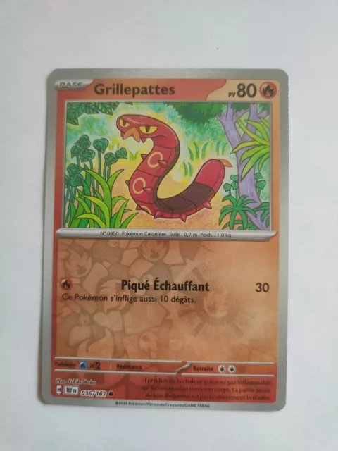 Grillepattes 036/162 Forces Temporelles EV05 carte Pokémon