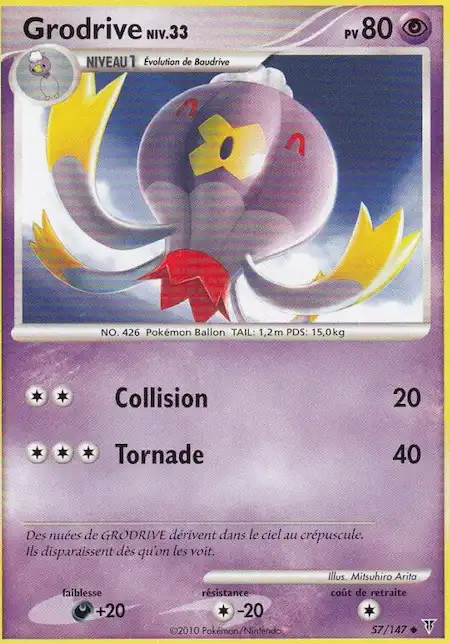 Grodrive 57/147 Platine vainqueurs suprêmes carte Pokémon