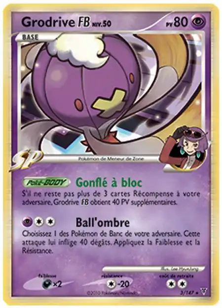 Grodrive Frontier Brain 3/147 Platine vainqueurs suprêmes carte Pokémon