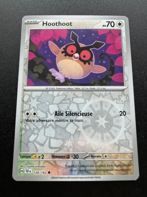 Hoothoot 126/162 Forces Temporelles EV05 carte Pokémon