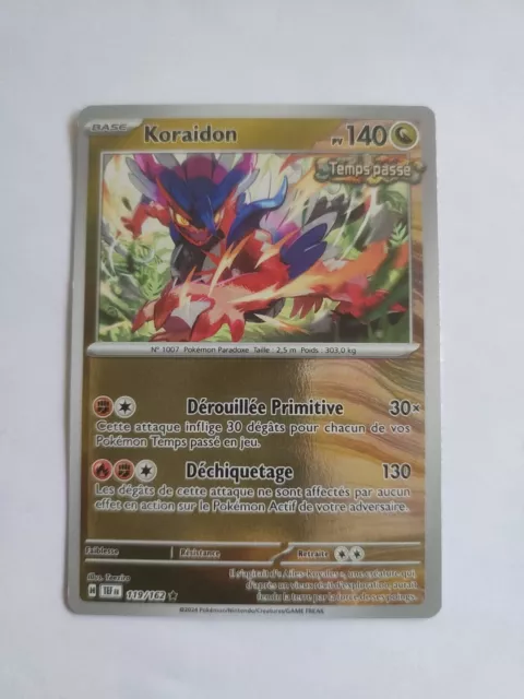 Koraidon 119/162 Forces Temporelles EV05 carte Pokémon