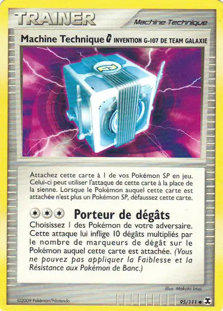 Machine Technique Galaxie Invention G-107 de Team Galaxie 95/111 Platine rivaux émergeants carte Pokémon