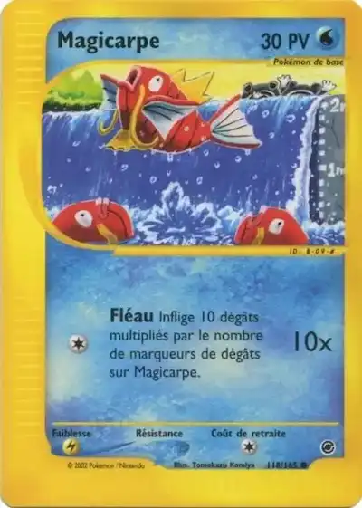 Magicarpe 118/165 Expedition carte Pokémon