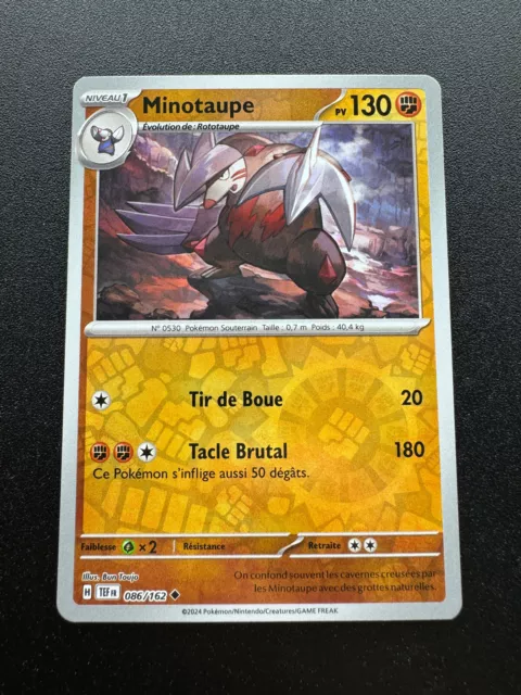 Minotaupe 086/162 Forces Temporelles EV05 carte Pokémon