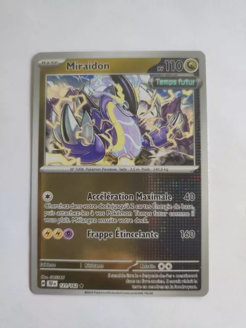 Miraidon 121/162 Forces Temporelles EV05 carte Pokémon