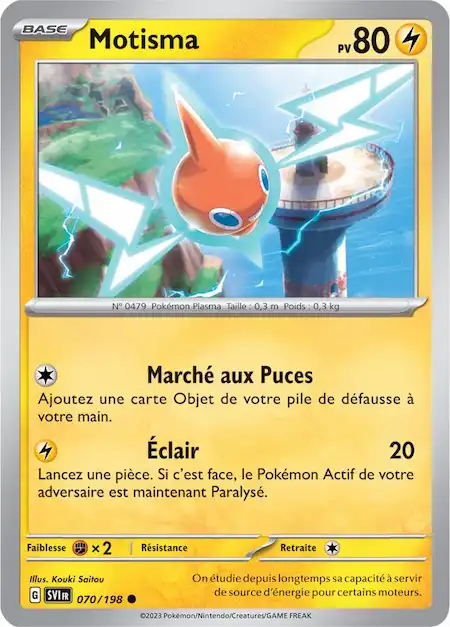 Motisma 070/198 Ecarlate et Violet carte Pokémon