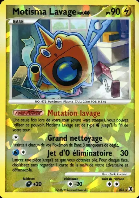 Motisma Lavage RT5 Platine rivaux émergeants carte Pokémon