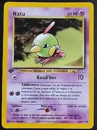 Natu 67/111 Néo Génésis carte Pokémon