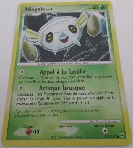 Ningale 117/147 Platine vainqueurs suprêmes carte Pokémon