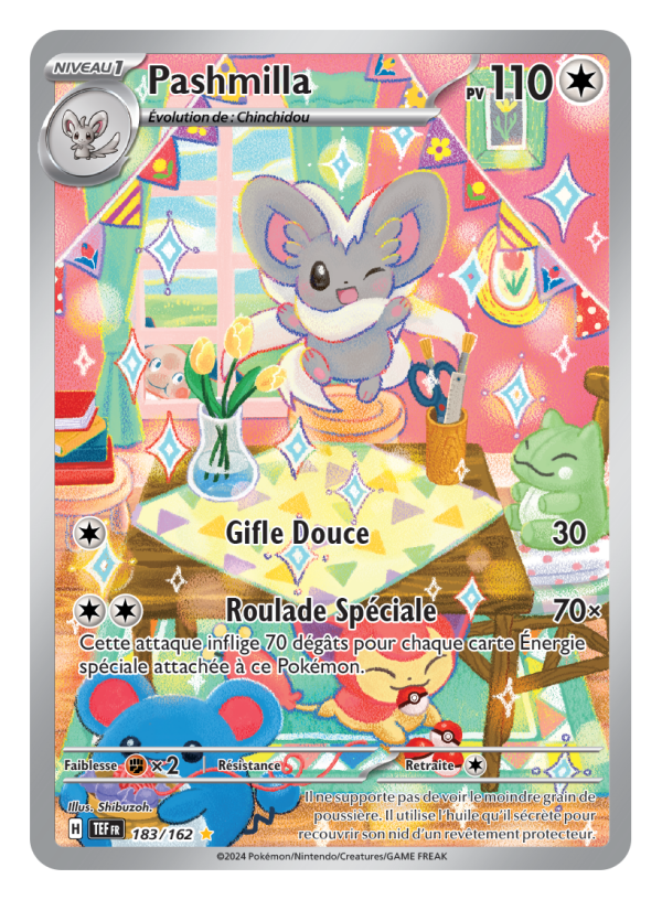 Pashmilla 183/162 Forces Temporelles EV05 carte Pokémon